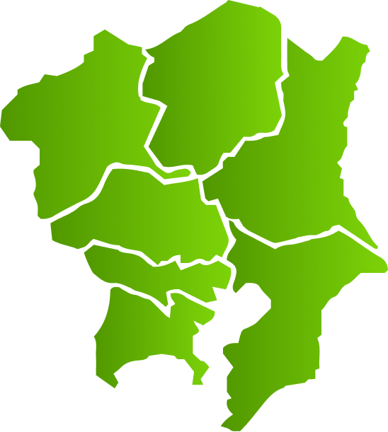 関東の地図